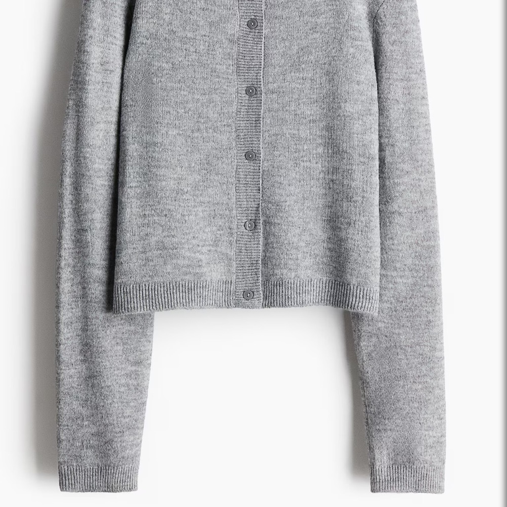 H&M Gray Button-Up Cardigan - Picture 2 of 4